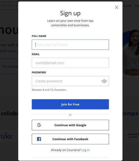coursera log in to my account.